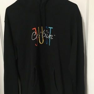 ‘Just Chillin’ Black Hoodie